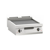 Fry-top electric mare, platou striat, de banc, Linia 700, Silko